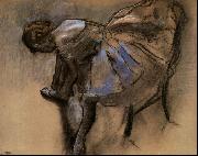 Edgar Degas Seated Dancer Tying her Slipper Germany oil painting artist